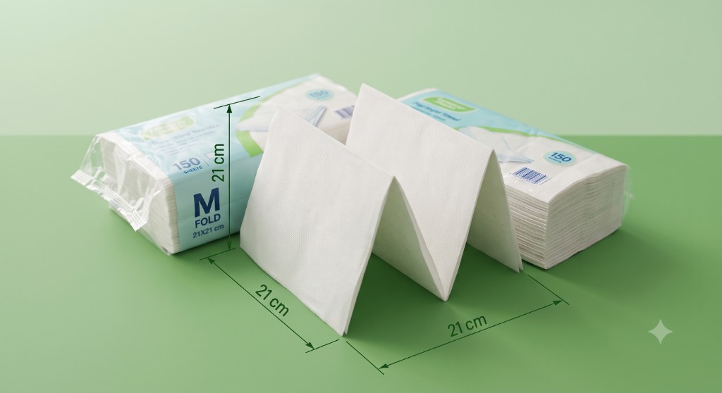 C / M / Z Fold Hand Towel