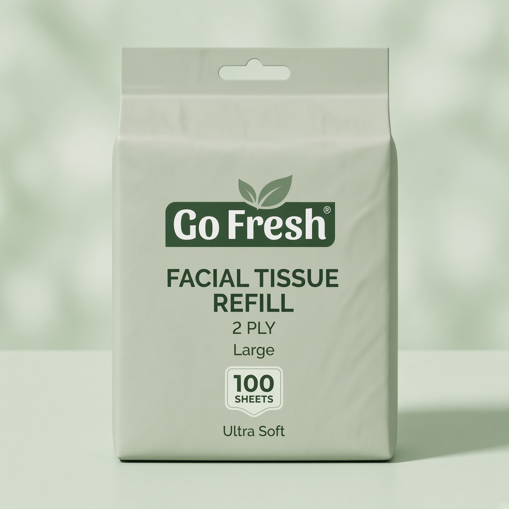 Facial Tissue Refill — 2 Ply